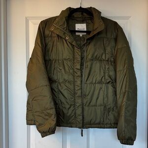 Madewell Olive Green Packable Jacket